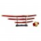 Conjunto 3 Katanas Samurai "Tole10"