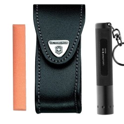 Victorinox Bolsa em Pele p/ Lanterna + Pedra