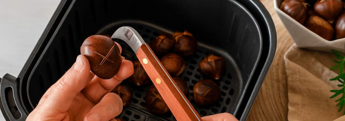 Como fazer Castanhas Assadas na Air  Fryer