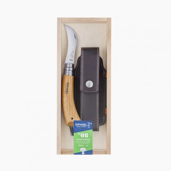 Opinel Nº8 p/ Cogumelos c/ Caixa e Bolsa