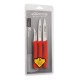 Conjunto de 3 Facas p/ Descascar ARCOS