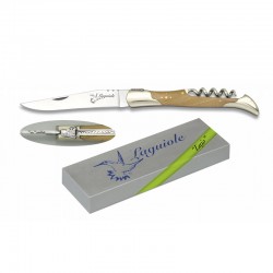 Navalha "Laguiole" de Luxo Oliveira c/ Saca-rolhas