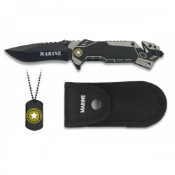 Navalha Forças Especiais - Dog Tag