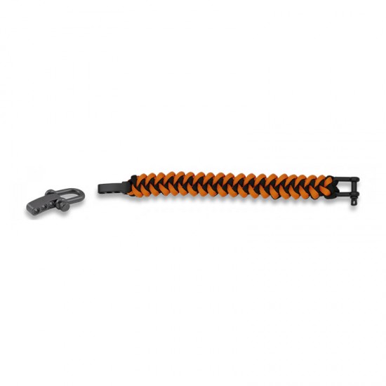 Pulseira Paracord c/fecho de metal ajustável