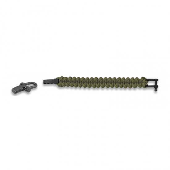 Pulseira Paracord c/fecho de metal ajustável