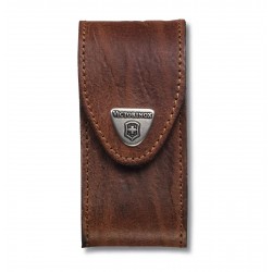 Victorinox Bolsa em Pele - Castanho Escuro 91mm 2-8