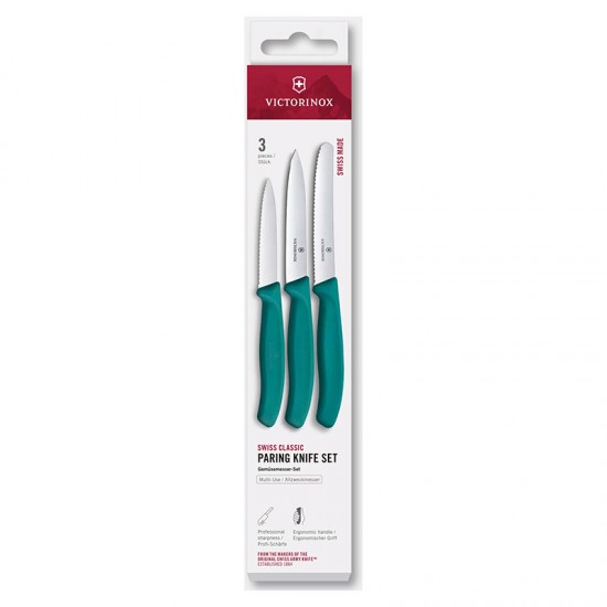 Conjunto de Facas de Descascar Swiss Classic c/ 3 peças