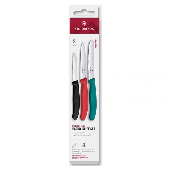 Conjunto de Facas de Descascar Legumes Swiss Classic
