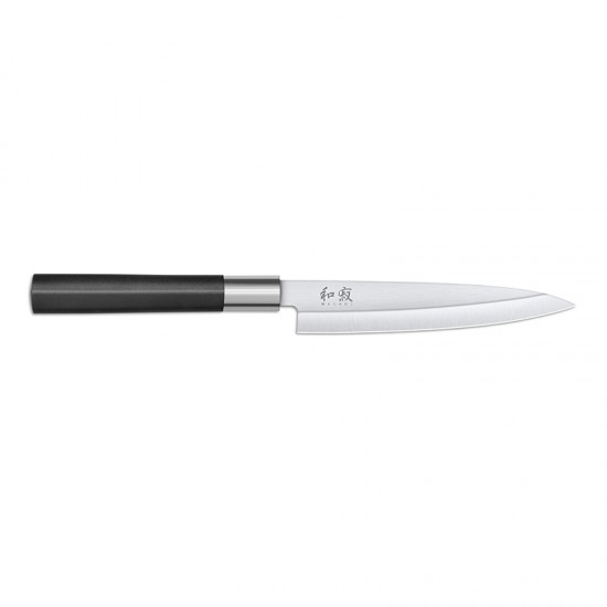 Faca Yanagiba 15cm - KAI Wasabi Black