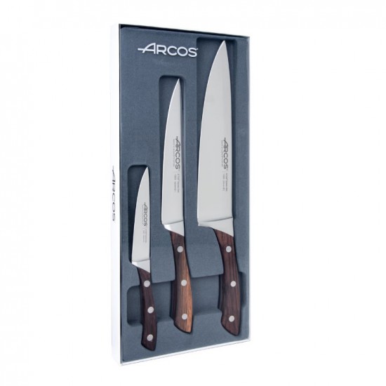 Conjunto de Cozinha 3 Facas ARCOS Natura