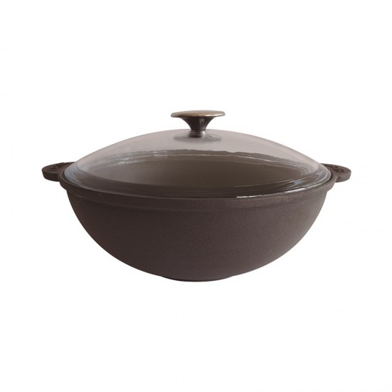 Caçarola Funda "Wok" em Ferro Fundido Lava