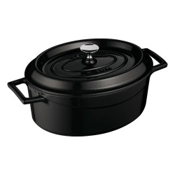 Caçarola Oval Ferro Fundido Lava 21 X 27 cm