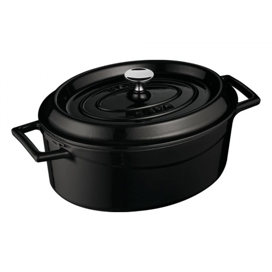 Caçarola Oval Ferro Fundido Lava 21 X 27 cm
