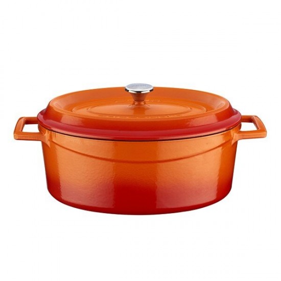 Caçarola Oval Ferro Fundido Lava 21 X 27 cm