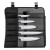 Conjunto KAI 5 Facas Wasabi Black Europeu + Estojo