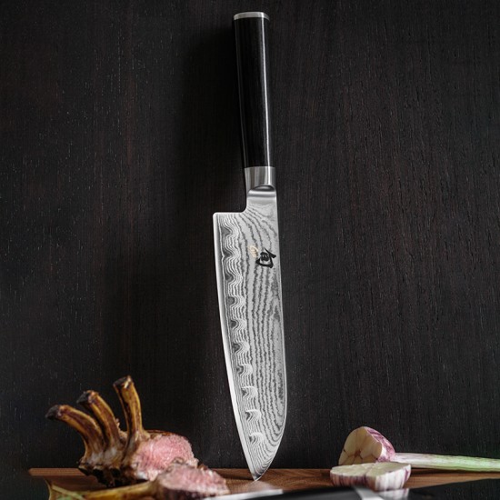 Faca Santoku c/ Alvéolos - KAI Shun Classic