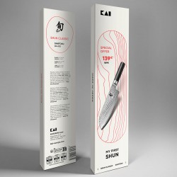 Faca Santoku - KAI My First Shun