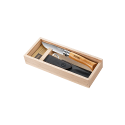Opinel Nº8 Inox c/ bolsa e caixa de madeira