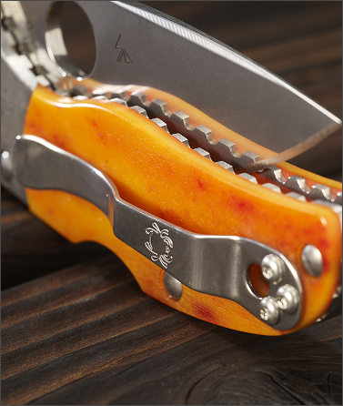 Spyderco Native 5 50th Anniversary Amber Bone CPM S90V